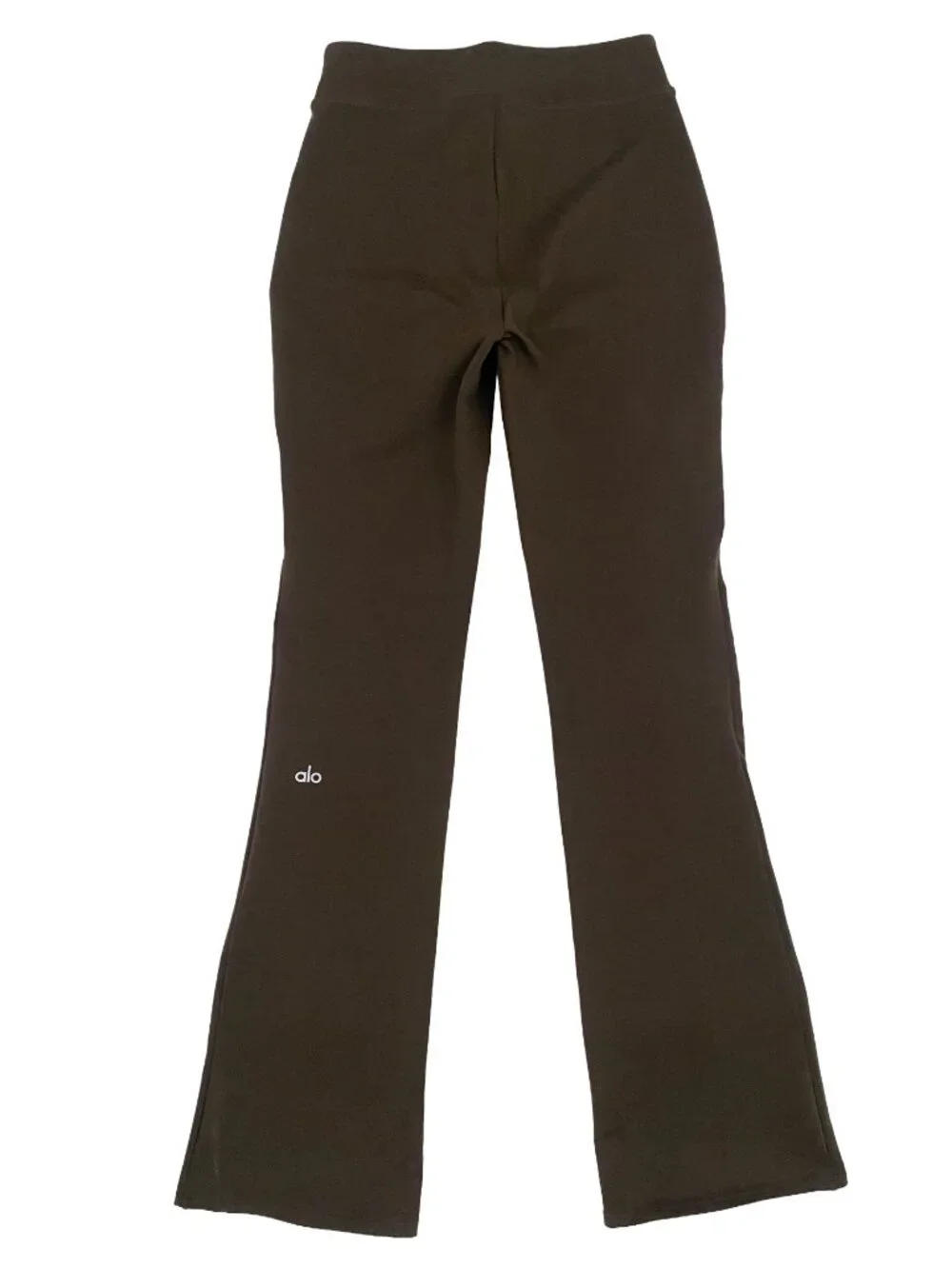 alo brown split hem leggings